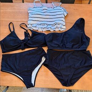 Black High Waisted Bikini Bundle